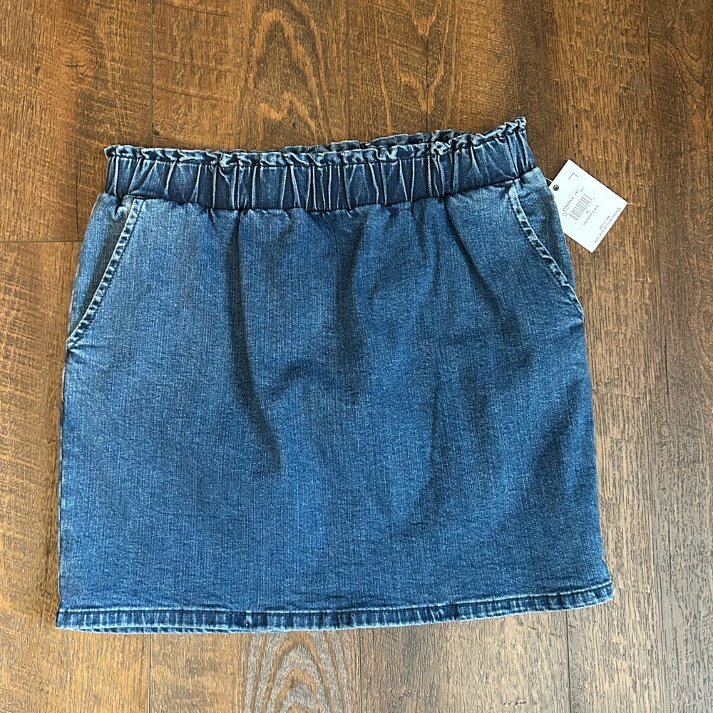 O’Neill Denim Jean Skirt SKYE Cotton Blend Blue Size M